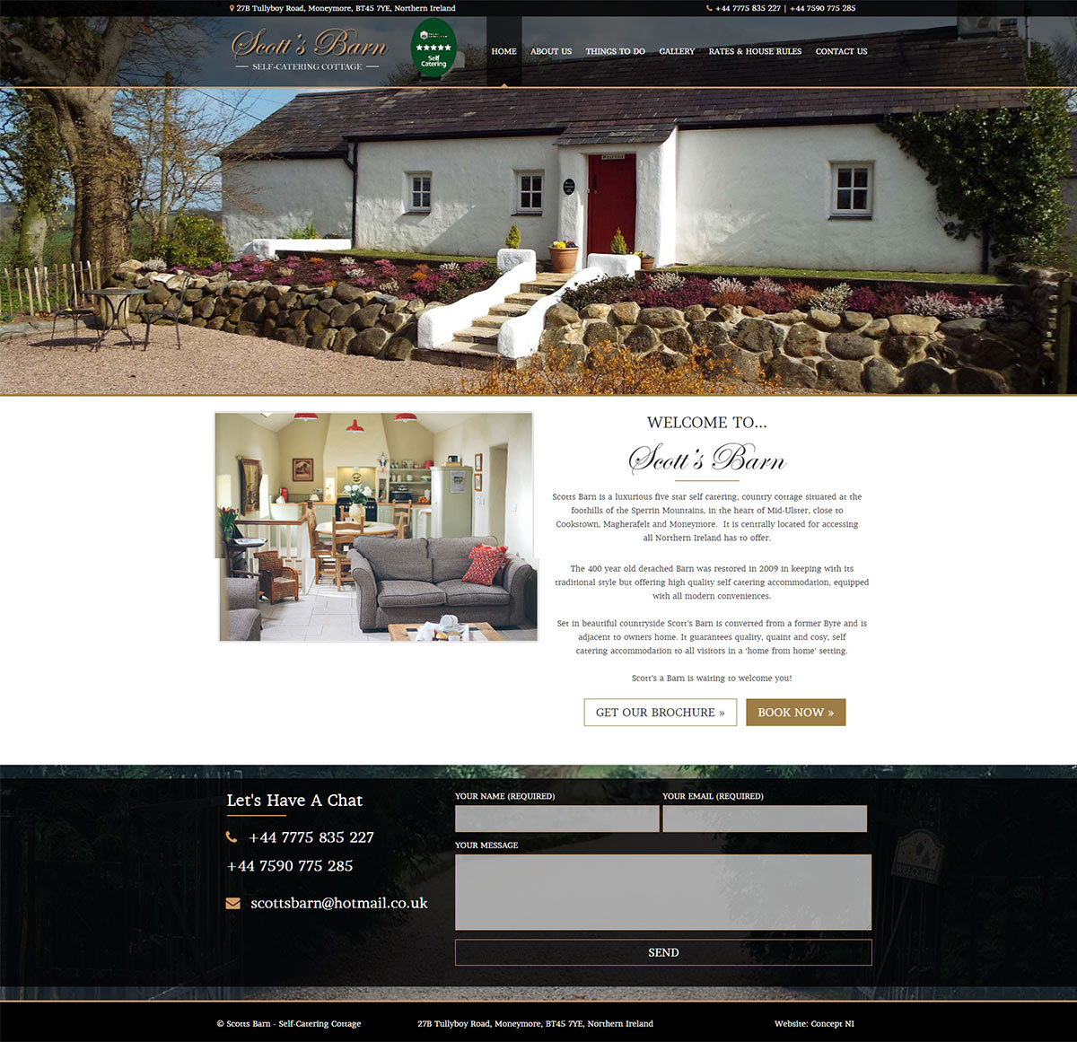 Scotts Barn Bed and Breakfast Cookstown